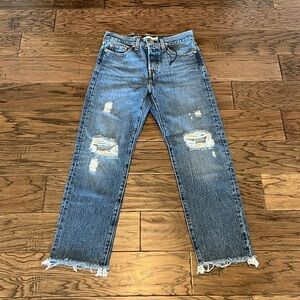 Levi’s Wedgie Straight High Rise NWT Size 25